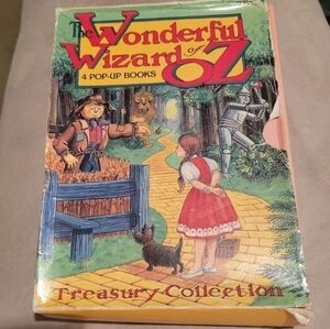 The Wonderful Wizard Of Oz 4 Pop-Up Books Treasury Collection Box Set~ Vintage